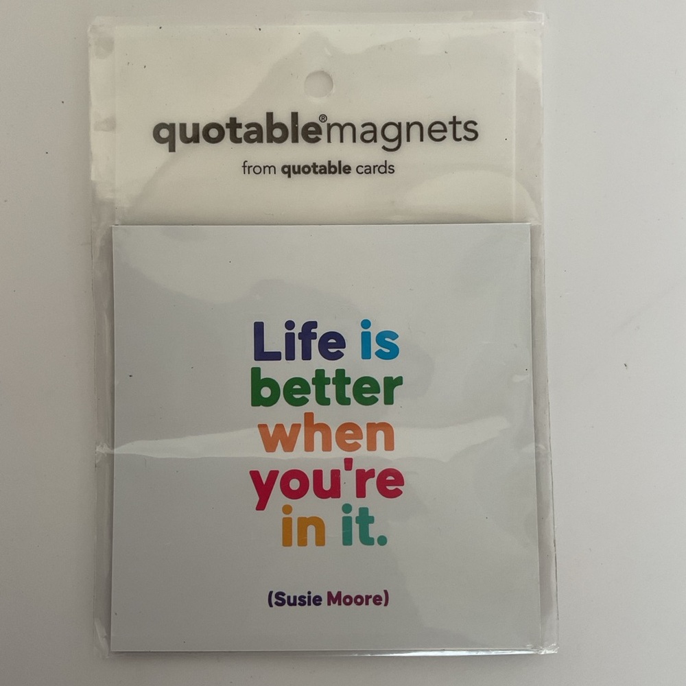 Quotable Cards Magnet NWT